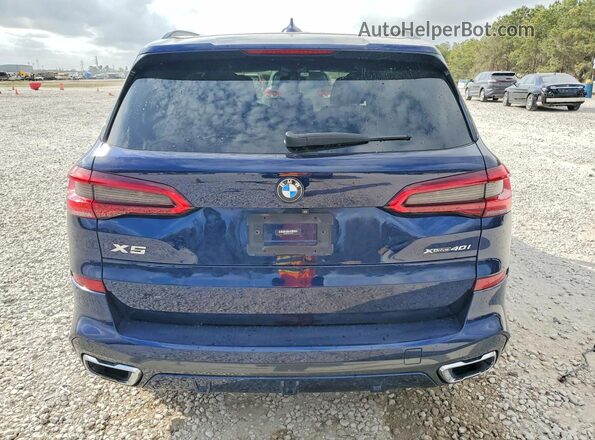 5UXCR6C56KLL51654 2019 BMW X5 Синий Вид сзади