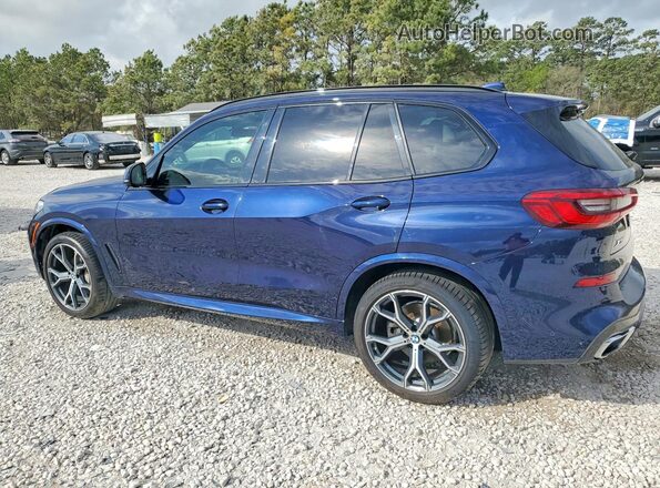 5UXCR6C56KLL51654 2019 BMW X5 Синий Задняя левая четверть