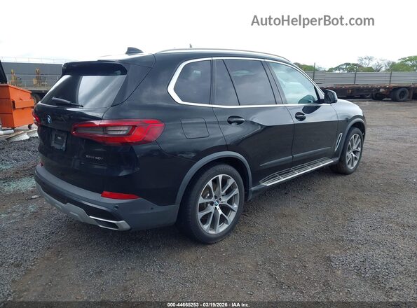 5UXCR6C58KLL23659 2019 BMW X5 Черный Задняя правая четверть