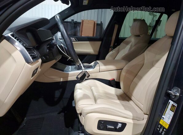 5UXCR6C59KLL01556 2019 BMW X5 Charcoal Widok wnętrza z przodu