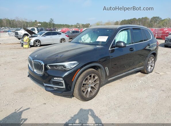 5UXCR6C5XKLL13053 2019 BMW X5 Black წინა მარცხენა ხედი სამი მეოთხედიდან