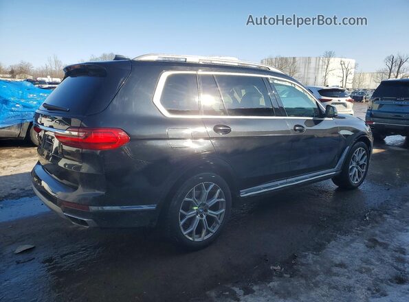 5UXCW2C00M9F66858 2021 BMW X7 Black Задня права чверть