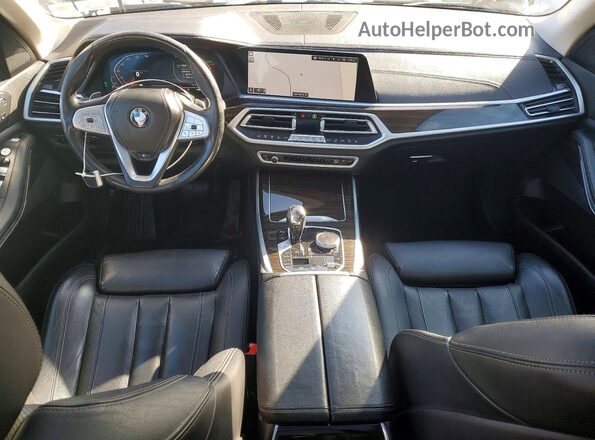 5UXCW2C00M9F66858 2021 BMW X7 Black Вид панелі приладів