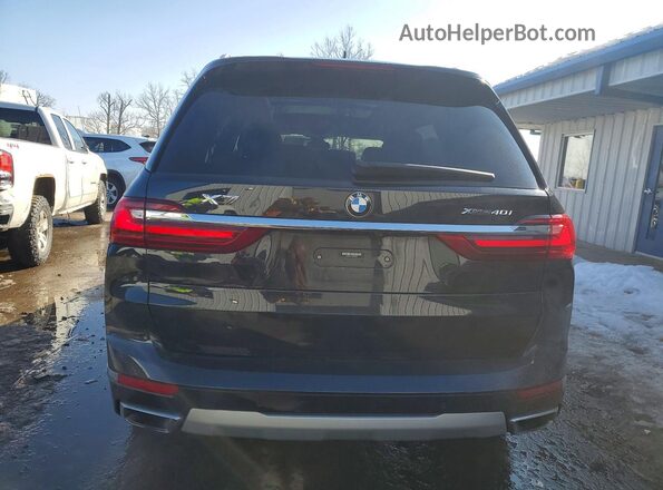 5UXCW2C00M9F66858 2021 BMW X7 Black Вид ззаду