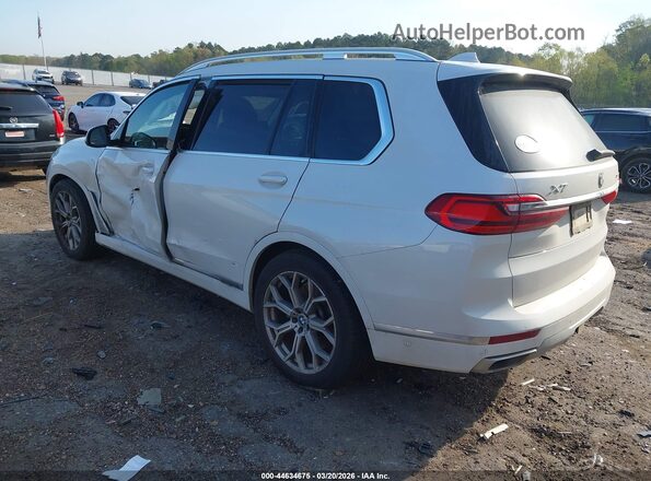 5UXCW2C02N9L67809 2022 BMW X7 White Trasero izquierdo