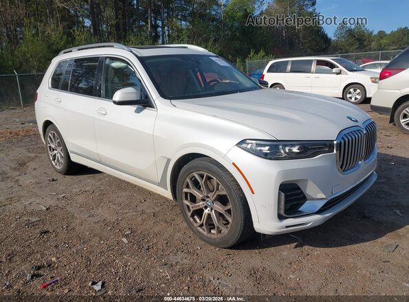 5UXCW2C02N9L67809 2022 BMW X7 White Delantero derecho
