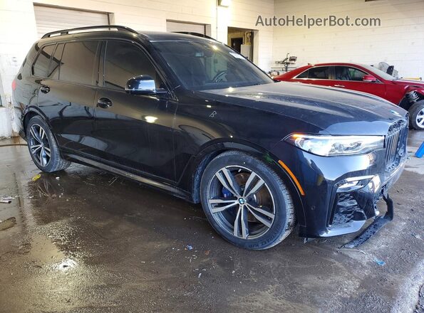 5UXCW2C03N9K70165 2022 BMW X7 Черный Передняя правая четверть