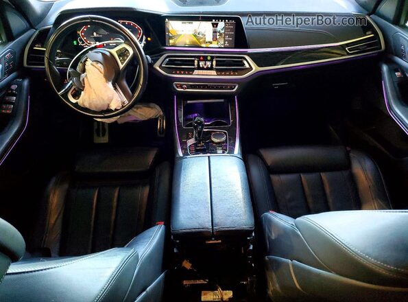 5UXCW2C03N9K70165 2022 BMW X7 Черный Вид панели приборов