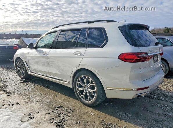 5UXCW2C04M9H15627 2021 BMW X7 Белый Задняя левая четверть