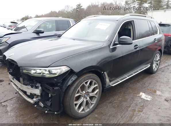 5UXCW2C05L9B00163 2020 BMW X7 Черный Передняя левая четверть