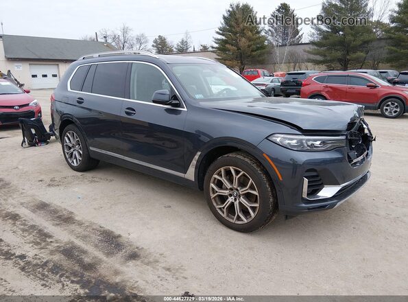 5UXCW2C07L9B35643 2020 BMW X7 Dark Blue Przód prawy
