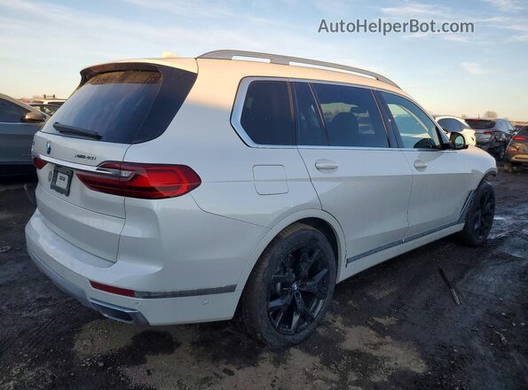 5UXCW2C07N9J34203 2022 BMW X7 Белый Задняя правая четверть