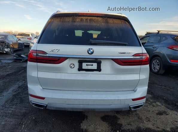 5UXCW2C07N9J34203 2022 BMW X7 Белый Вид сзади