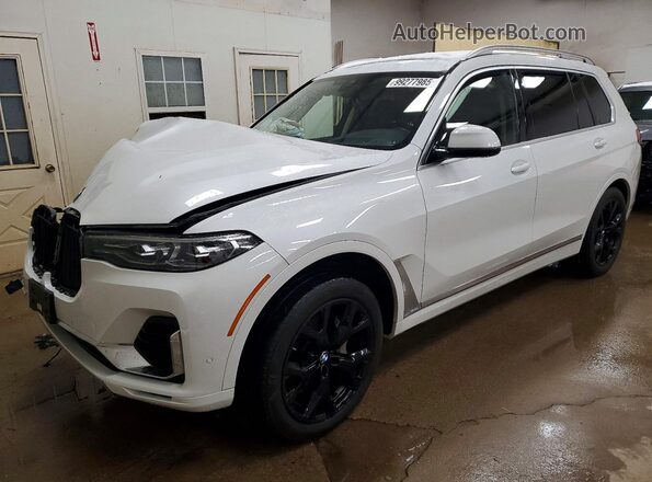 5UXCW2C08N9K75457 2022 BMW X7 Белый Передняя левая четверть