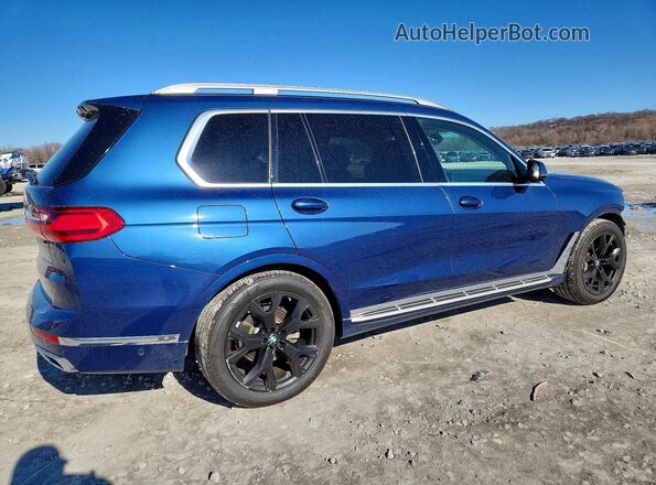 5UXCW2C09M9G89221 2021 BMW X7 Purple Հետևի աջ