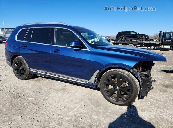 5UXCW2C09M9G89221 2021 BMW X7 Purple Առջևի աջ