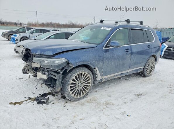 5UXCW2C0XM9H27488 2021 BMW X7 Синий Передняя левая четверть