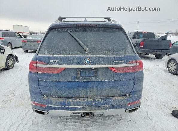 5UXCW2C0XM9H27488 2021 BMW X7 Синий Вид сзади