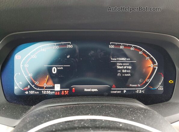 5UXCW2C0XM9H27488 2021 BMW X7 Синий Вид щитка приборов
