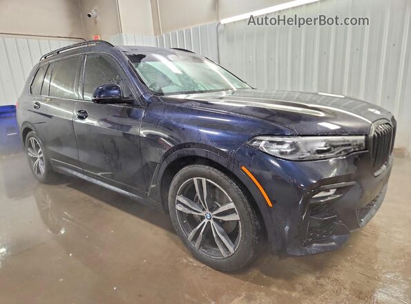 5UXCW2C0XN9K27913 2022 BMW X7 Синий Передняя правая четверть
