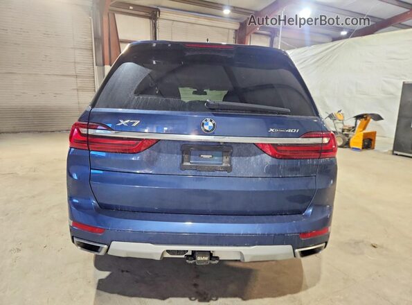 5UXCW2C0XN9L34024 2022 BMW X7 Blue Вид ззаду