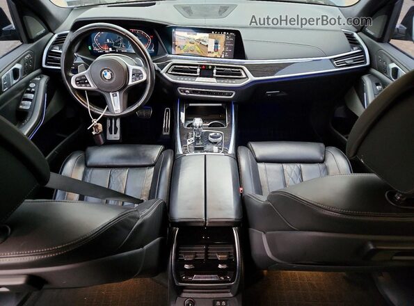 5UXCW2C50KL087395 2019 BMW X7 Синий Вид панели приборов