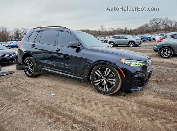 5UXCW2C50KL087395 2019 BMW X7 Синий Передняя правая четверть