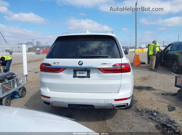 5UXCX4C50KLS36039 2019 BMW X7 White 