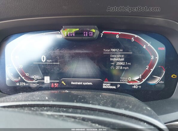 5UXCX4C50KLS36039 2019 BMW X7 White Vista de los asientos traseros