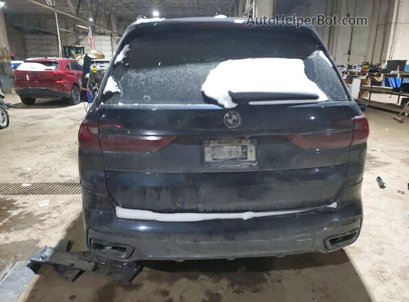 5UXCX4C50KLS38552 2019 BMW X7 Blue Widok z tyłu