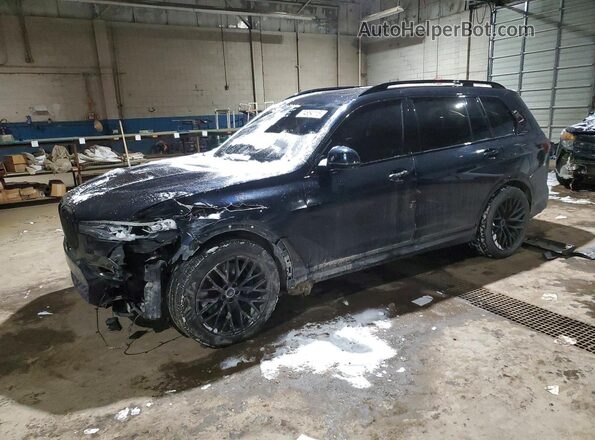 5UXCX4C50KLS38552 2019 BMW X7 Blue Przód lewy