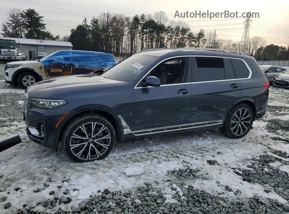 5UXCX4C53KLS38304 2019 BMW X7 Серый Передняя левая четверть