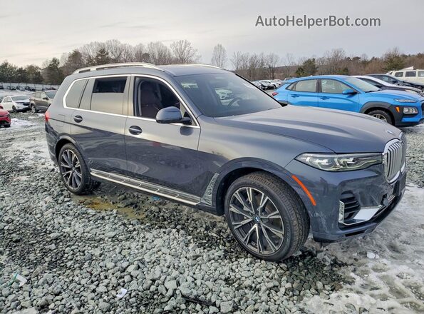 5UXCX4C53KLS38304 2019 BMW X7 Серый Передняя правая четверть