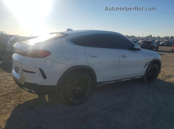 5UXCY4C00L9B64309 2020 BMW X6 Белый Передняя правая четверть