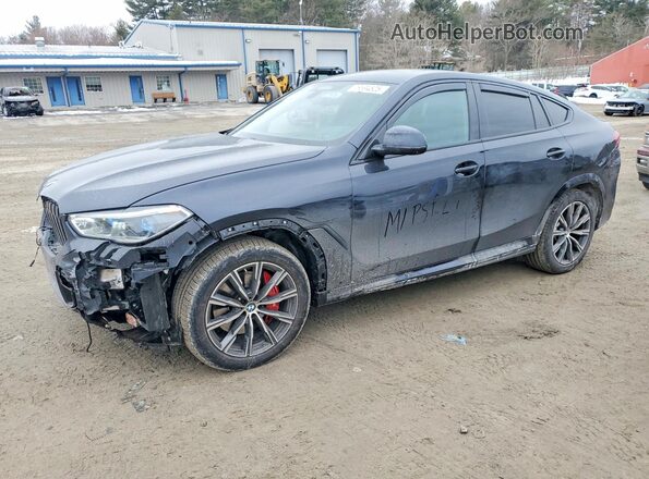 5UXCY6C02P9R45119 2023 BMW X6 Black Передня ліва чверть