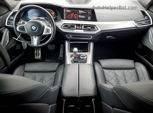 5UXCY6C02P9R45119 2023 BMW X6 Black Вид панелі приладів