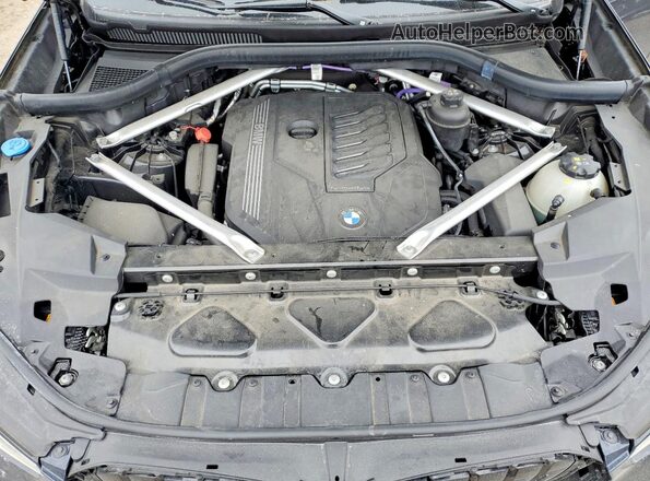5UXCY6C02P9R45119 2023 BMW X6 Black Вид підкапотного простору