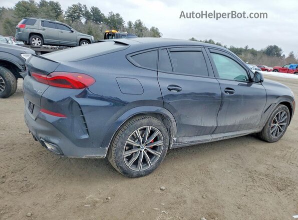 5UXCY6C02P9R45119 2023 BMW X6 Black Задня права чверть