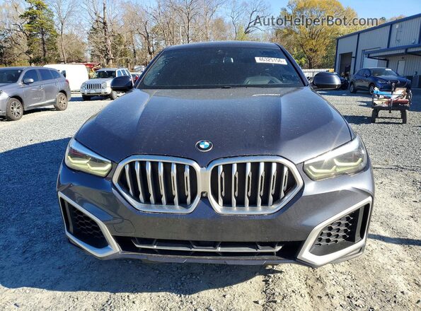5UXCY6C03L9C97111 2020 BMW X6 Серый Вид сзади