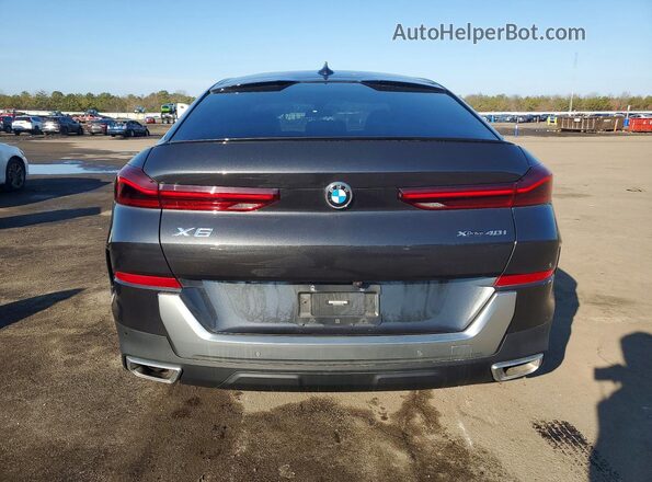 5UXCY6C03P9P41235 2023 BMW X6 Gray Widok z tyłu