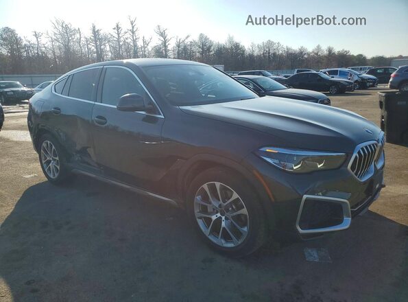 5UXCY6C03P9P41235 2023 BMW X6 Gray Przód prawy