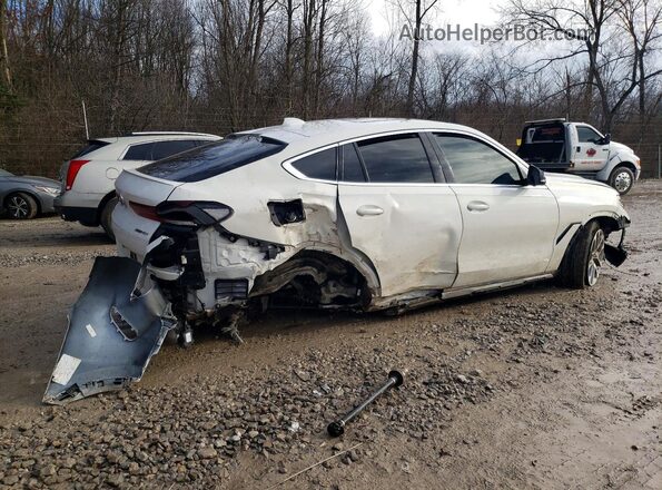 5UXCY6C09N9L19841 2022 BMW X6 Белый Задняя правая четверть
