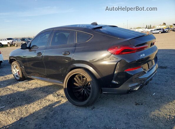 5UXCY6C09P9N63590 2023 BMW X6 Черный Задняя левая четверть
