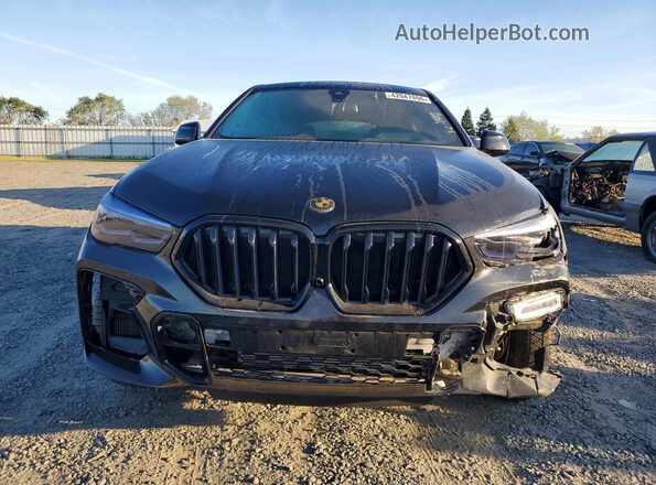 5UXCY6C09P9N63590 2023 BMW X6 Черный Вид спереди