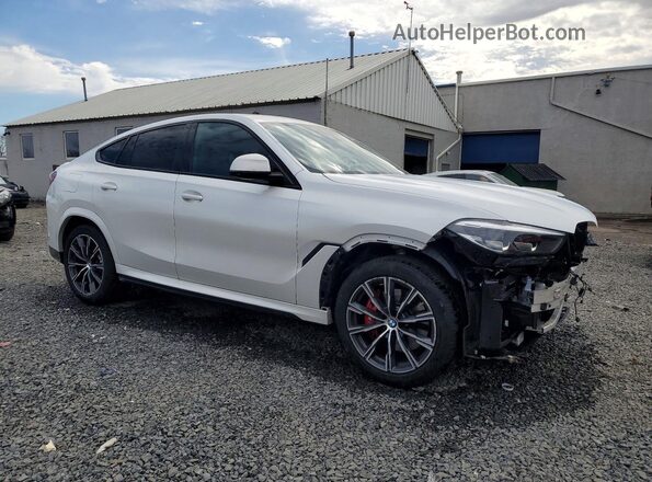 5UXCY6C09P9P83201 2023 BMW X6 White Передня права чверть