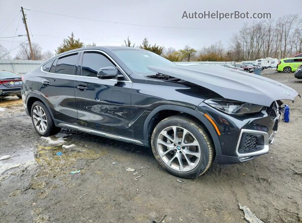5UXCY6C0XL9C72500 2020 BMW X6 Черный Передняя правая четверть