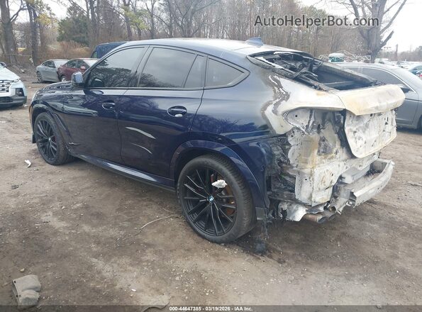 5UXCY8C04P9R14630 2023 BMW X6 Dark Blue უკანა მარცხენა