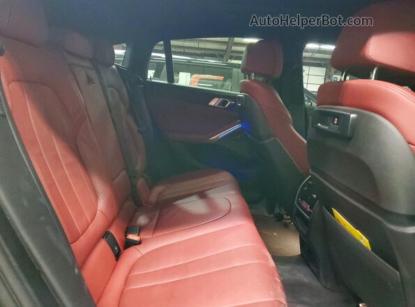 5UXCY8C0XN9M57643 2022 BMW X6 Синий Вид задней части салона