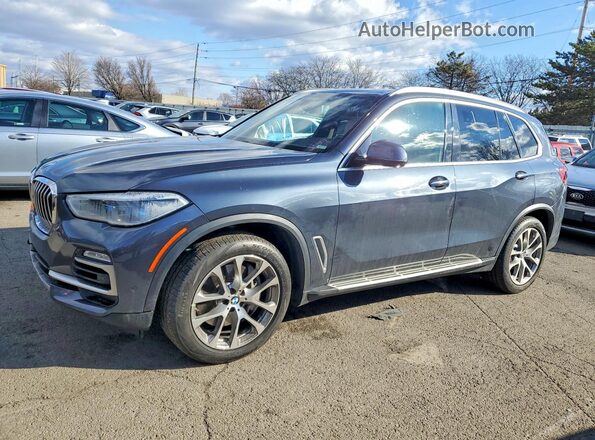 5UXJU2C59KLN65553 2019 BMW X5 Gray Przód lewy