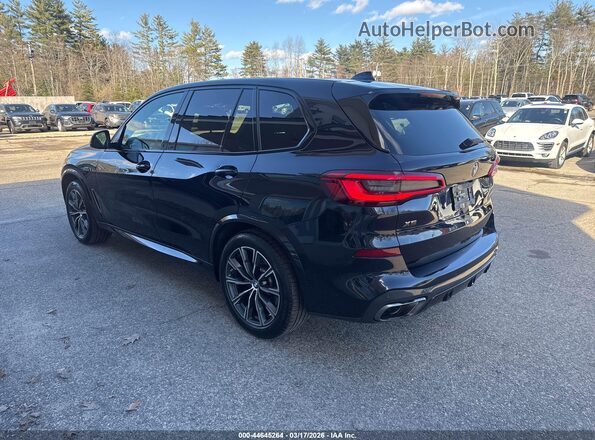 5UXJU4C07LLE45304 2020 BMW X5 Синий Задняя левая четверть